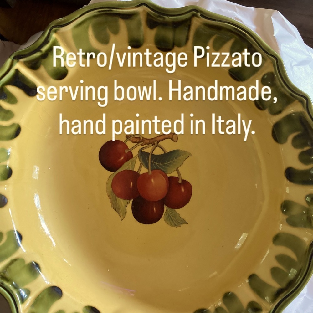 Pizzato Handmade Italian Serving Bowl